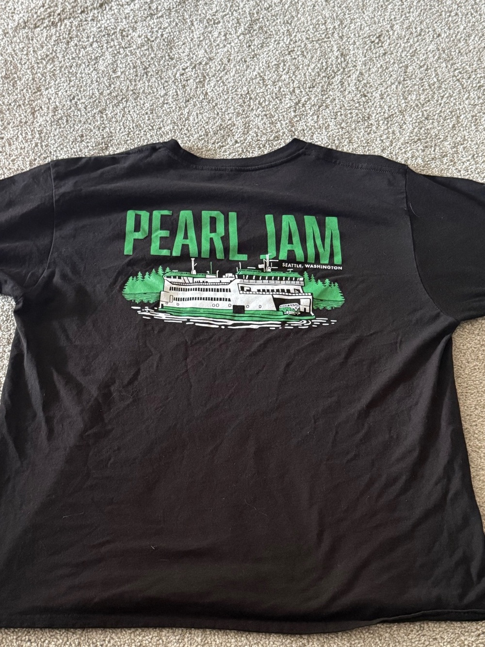 Pearl Jam Ferry Black T-shirt, Size L